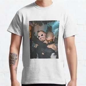 J Balvin T-Shirts - BAD BUNNY J BALVIN Oasis Tropical Classic TShirt